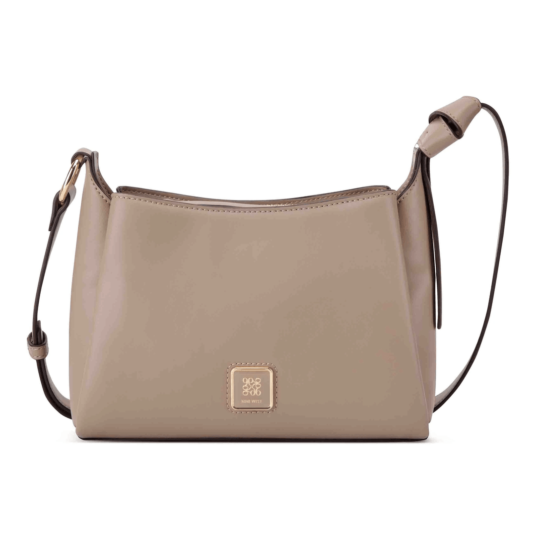 Nine West Lyra Crossbody Dark Mushroom