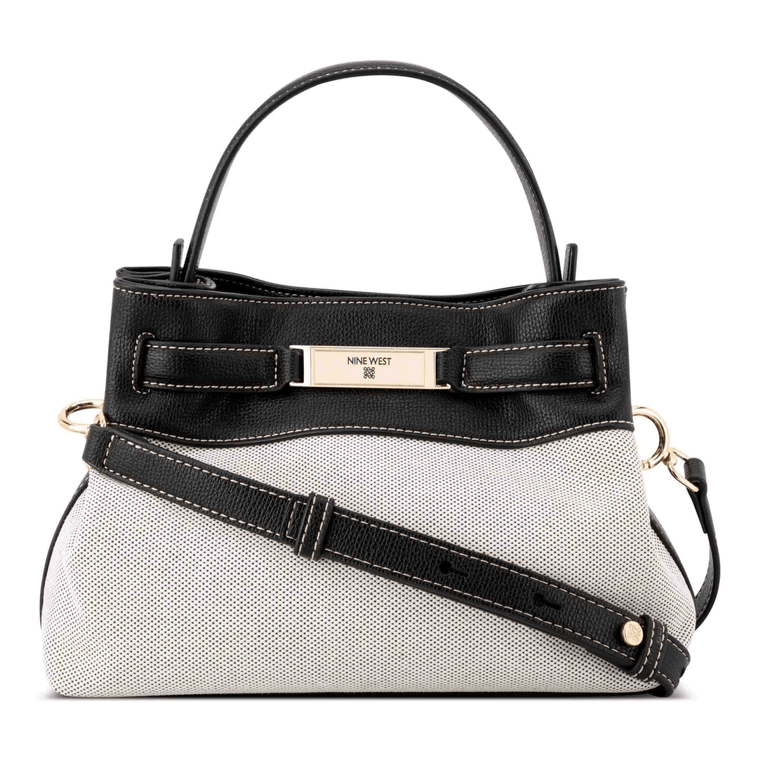 Nine West Harlee Small Satchel Hitam Alami
