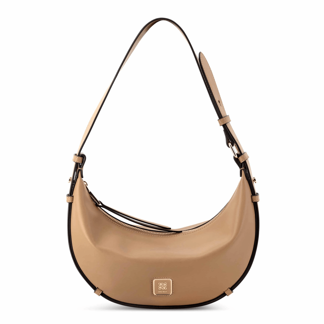 Nine West Laramie Covertible Crossbody Hobo Dark Camel