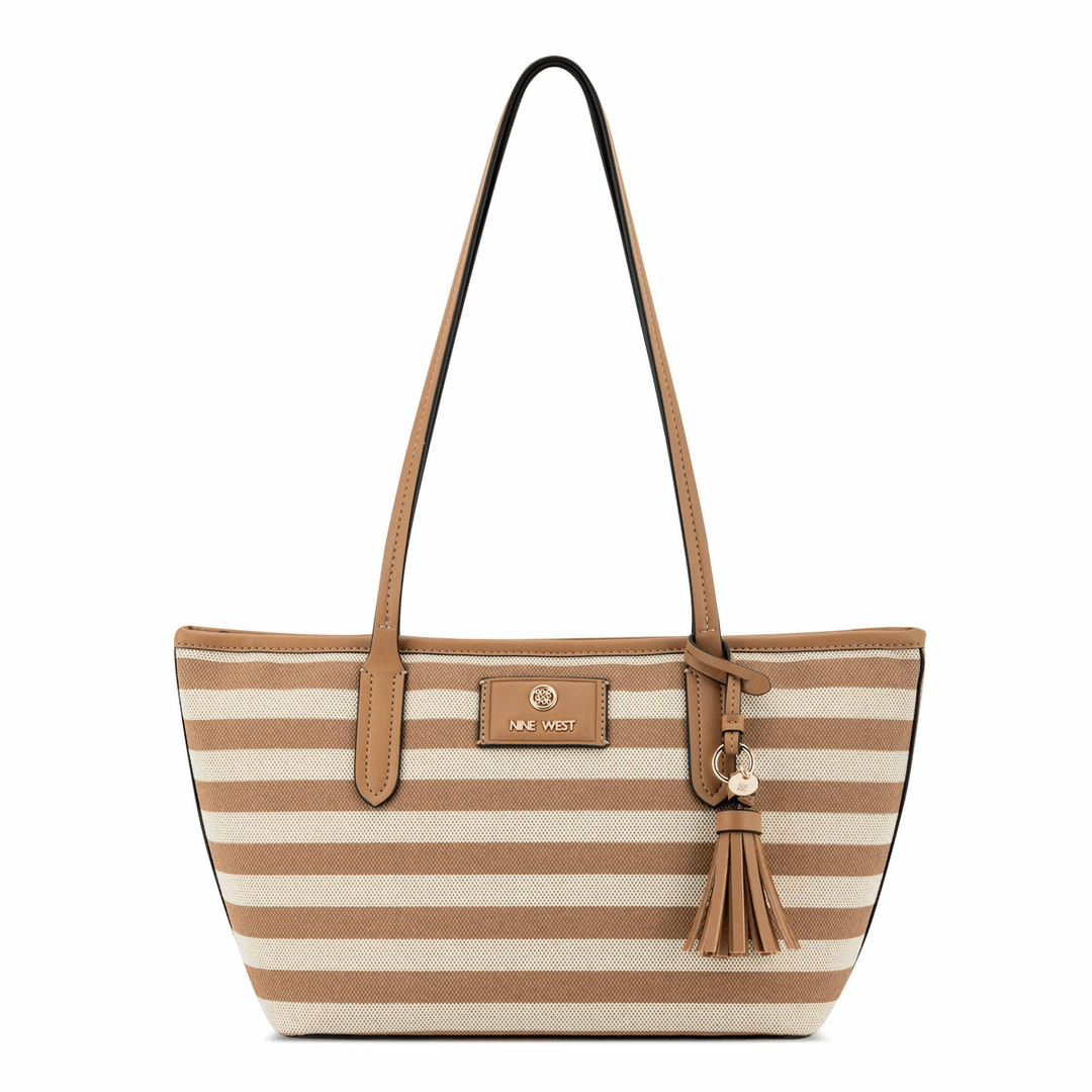 Nine West Nori Shopper Natural Dark Camel