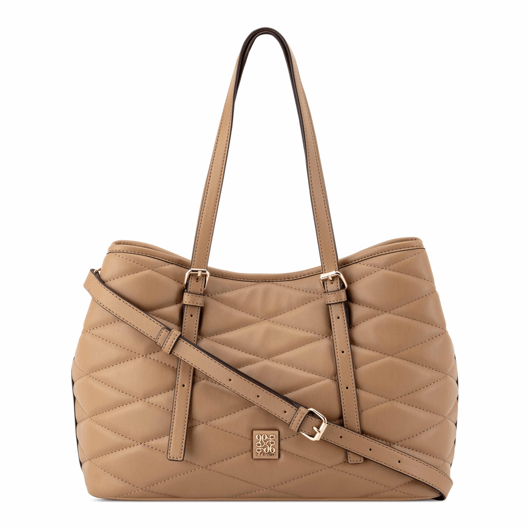 Nine West Anders Carryall Dark Camel
