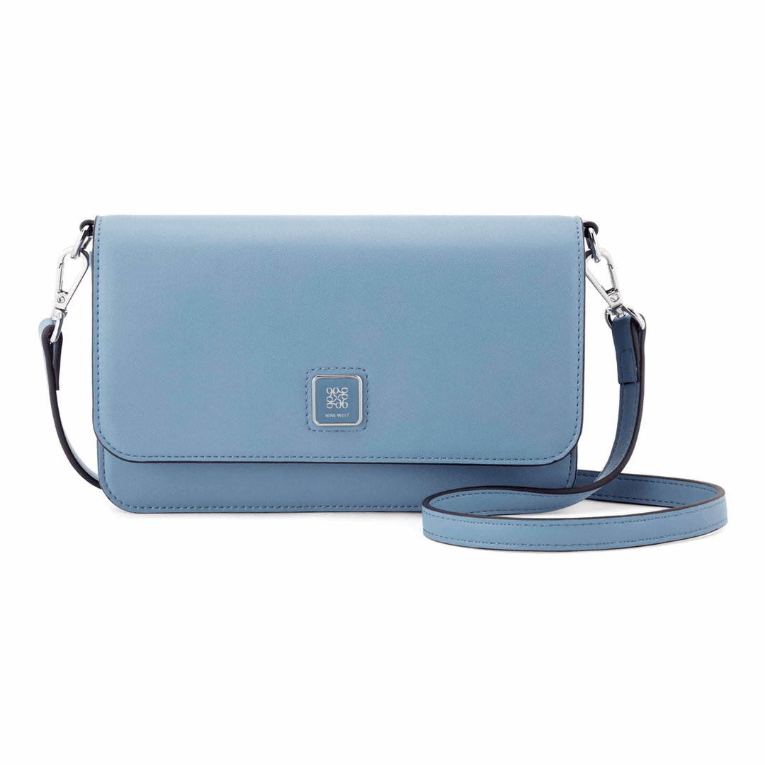 Nine West Dorsey Wallet Phone Crossbody Pale Denim