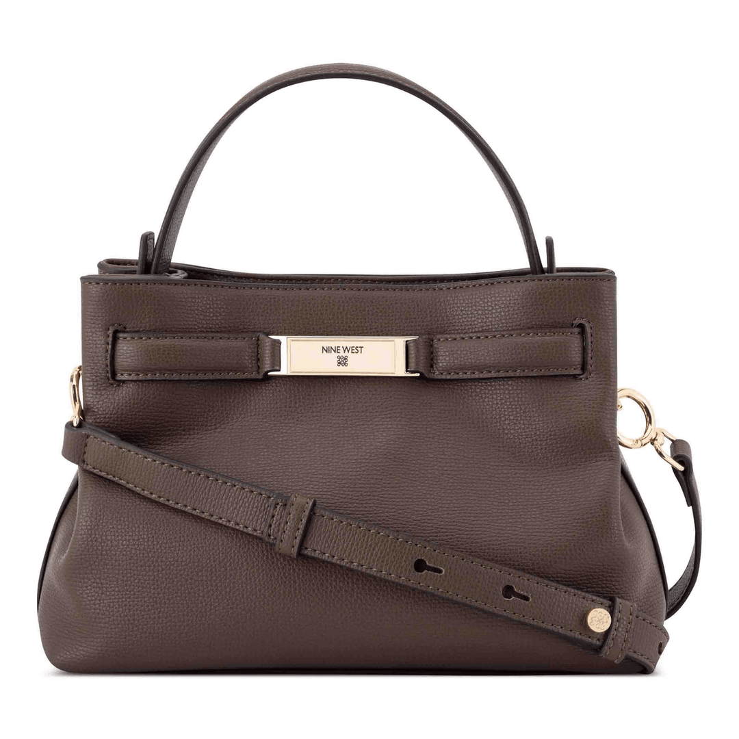Nine West Harlee Small Satchel Cocoa