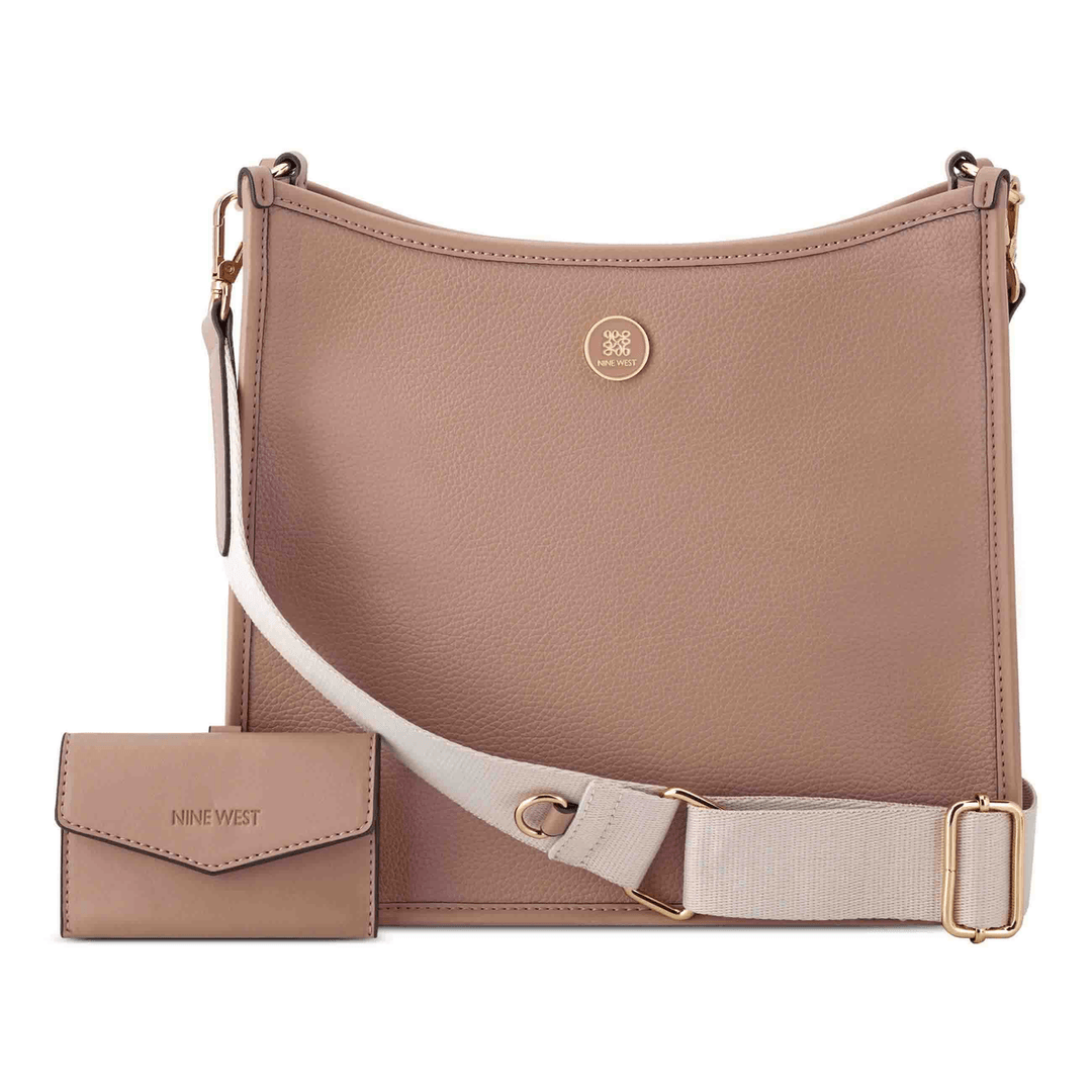 Nine West Nalini Crossbody With Card Case Blushing