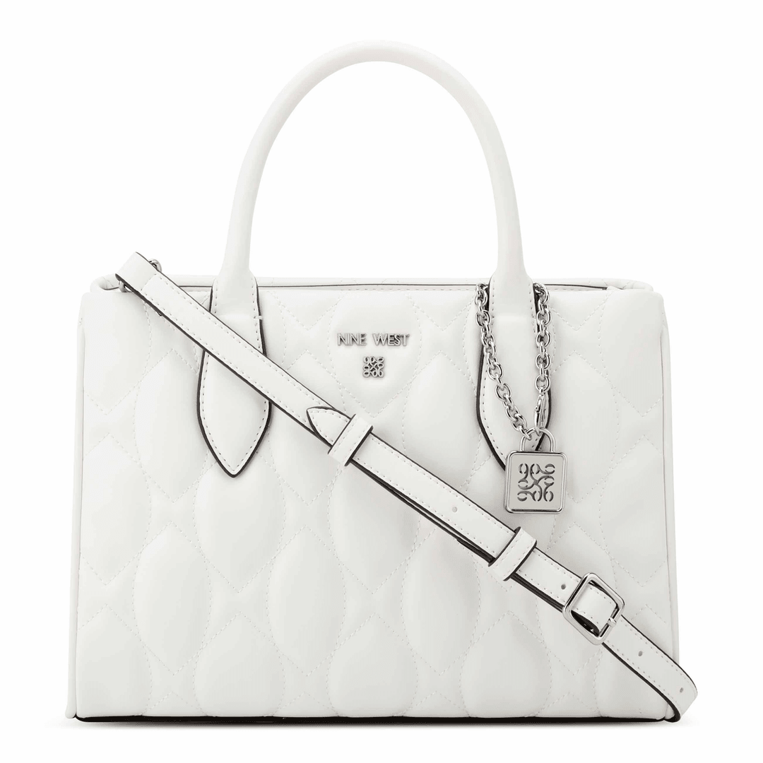 Nine West Rue Satchel Optic White