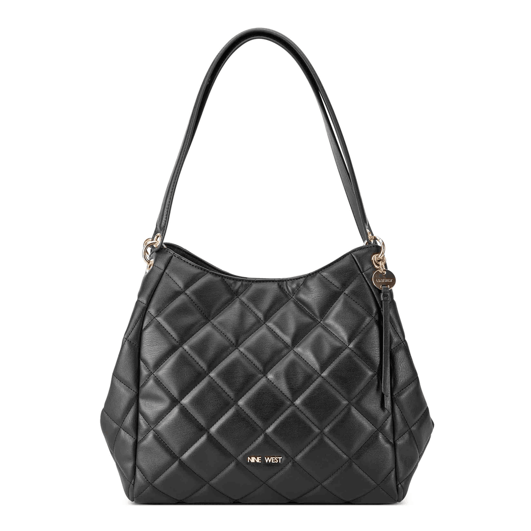 Nine West Meara Quilted Carryall Black