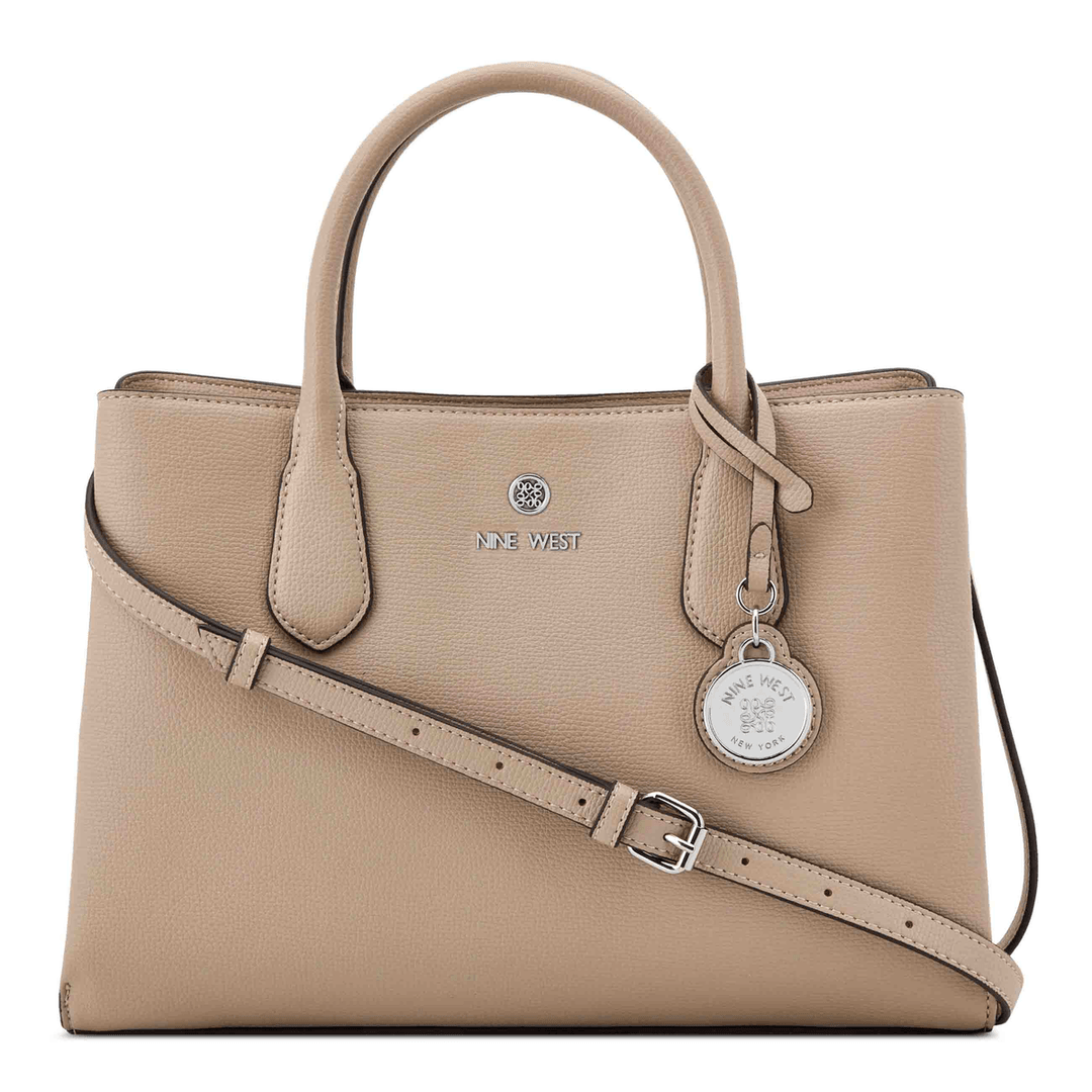 Nine West Kyrie Triple Compartment Satchel Oat