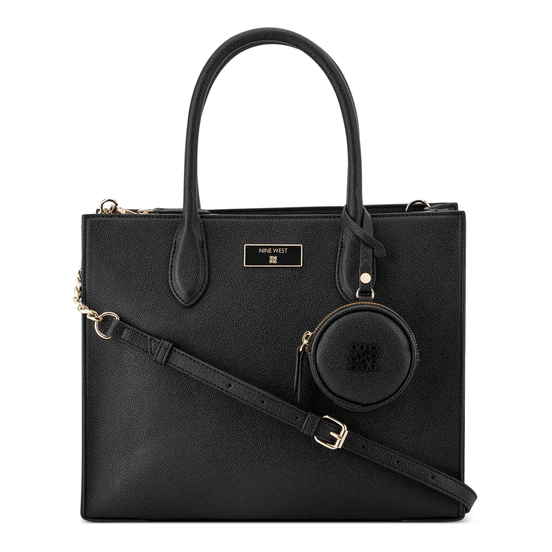 Nine West Magdalina Triple Compartment Shopper Black