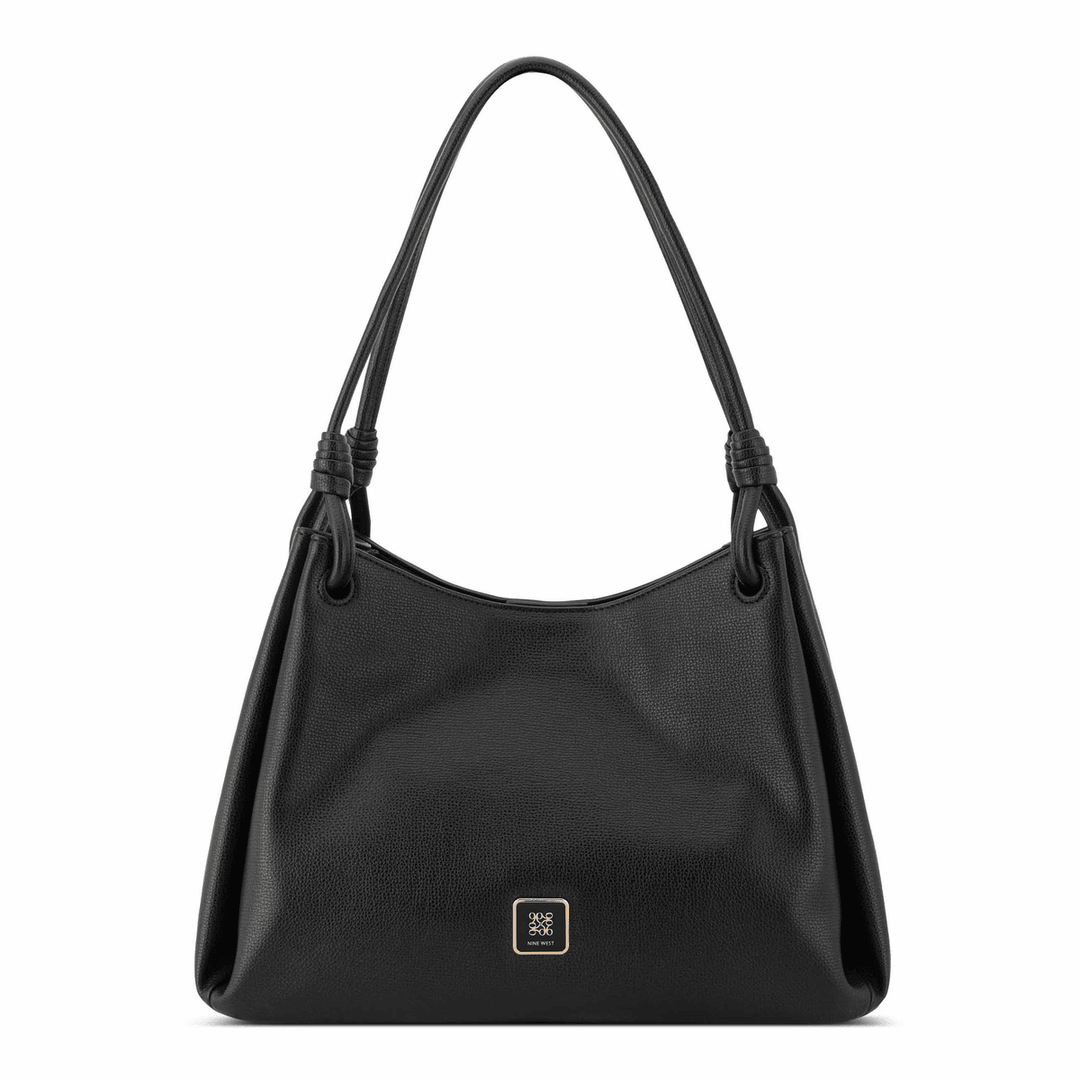 Nine West Dorsey Triple Compartment Shoulder Bag Black