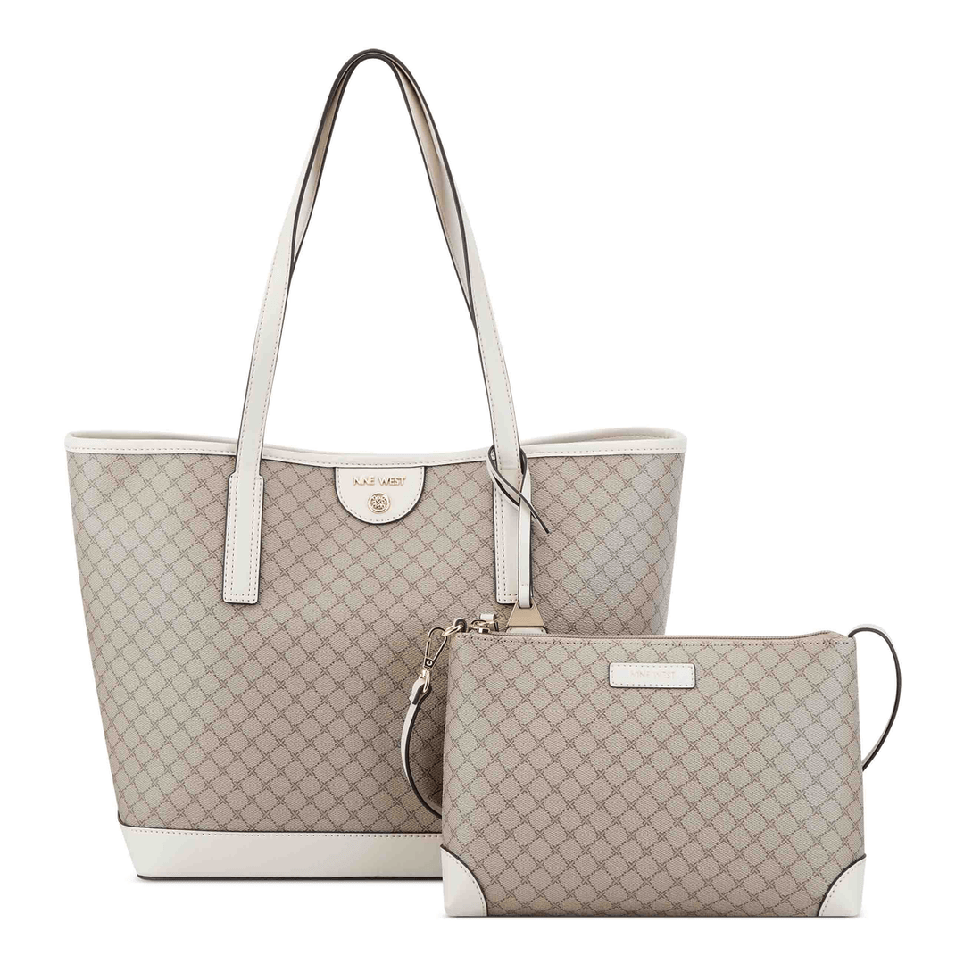Nine West Teagan 2 In 1 Tote Beigelogomilk