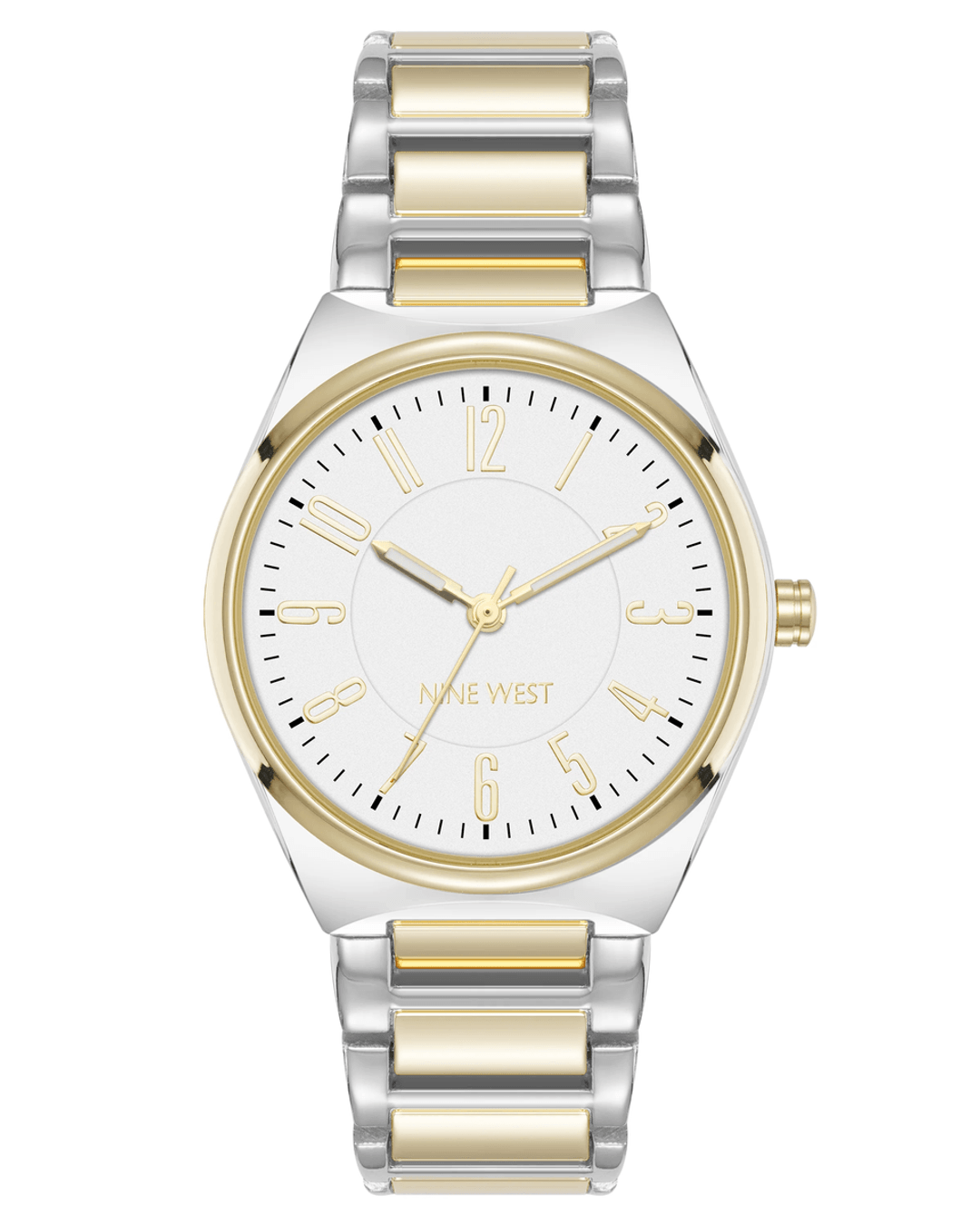 שעון יד קל לקריאה של ניין ווסט בצבעים דו-גוניים