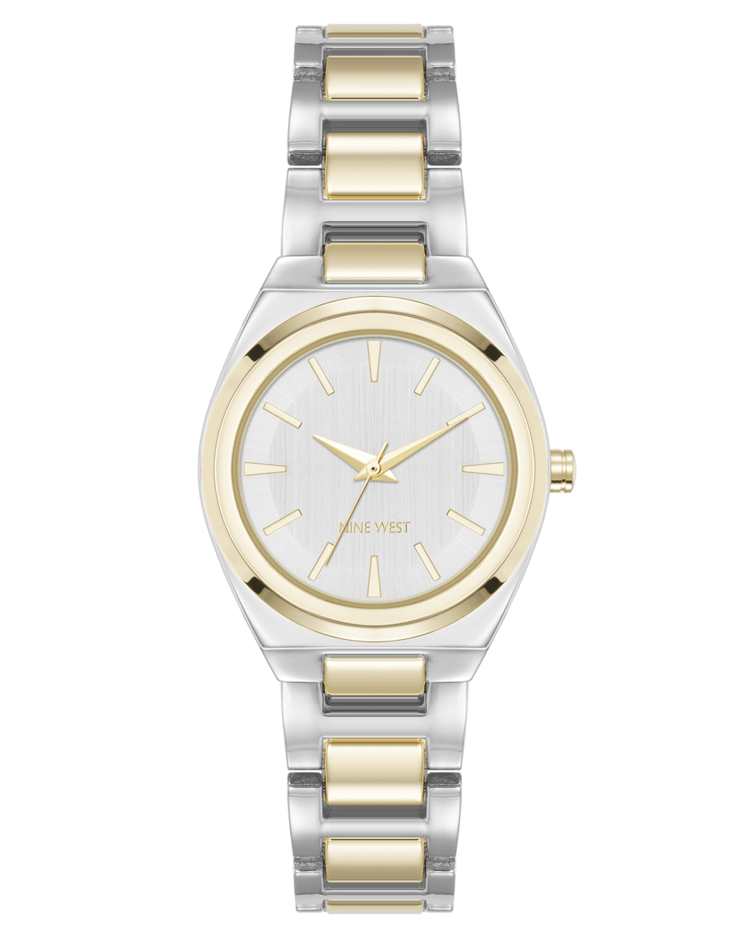 ניין ווסט שעון יד קלאסי יומי ברצועת שני צבעים