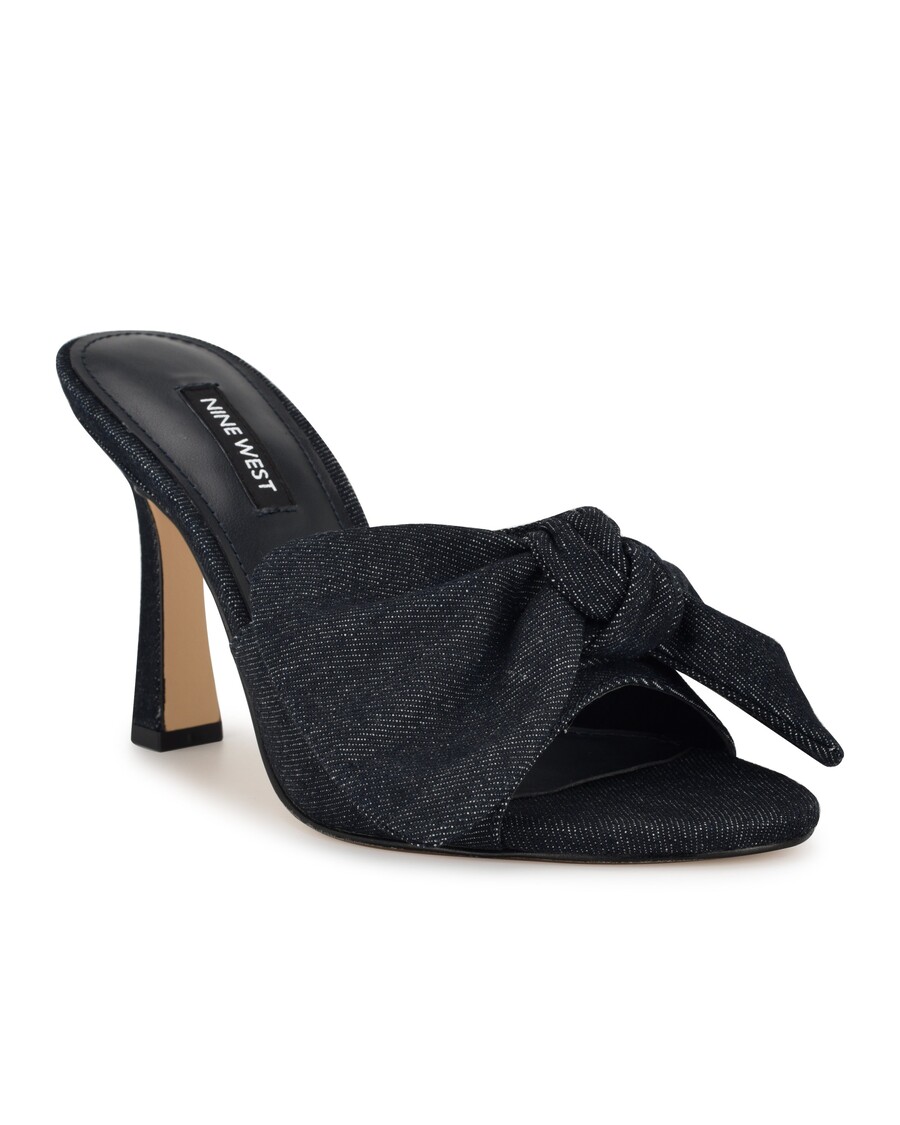 Devynios Vakarų Trina Lanko Mulo Sandalai