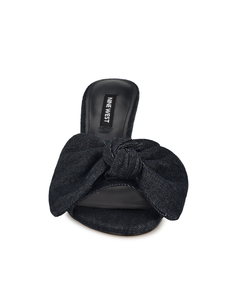 Devynios Vakarų Trina Lanko Mulo Sandalai