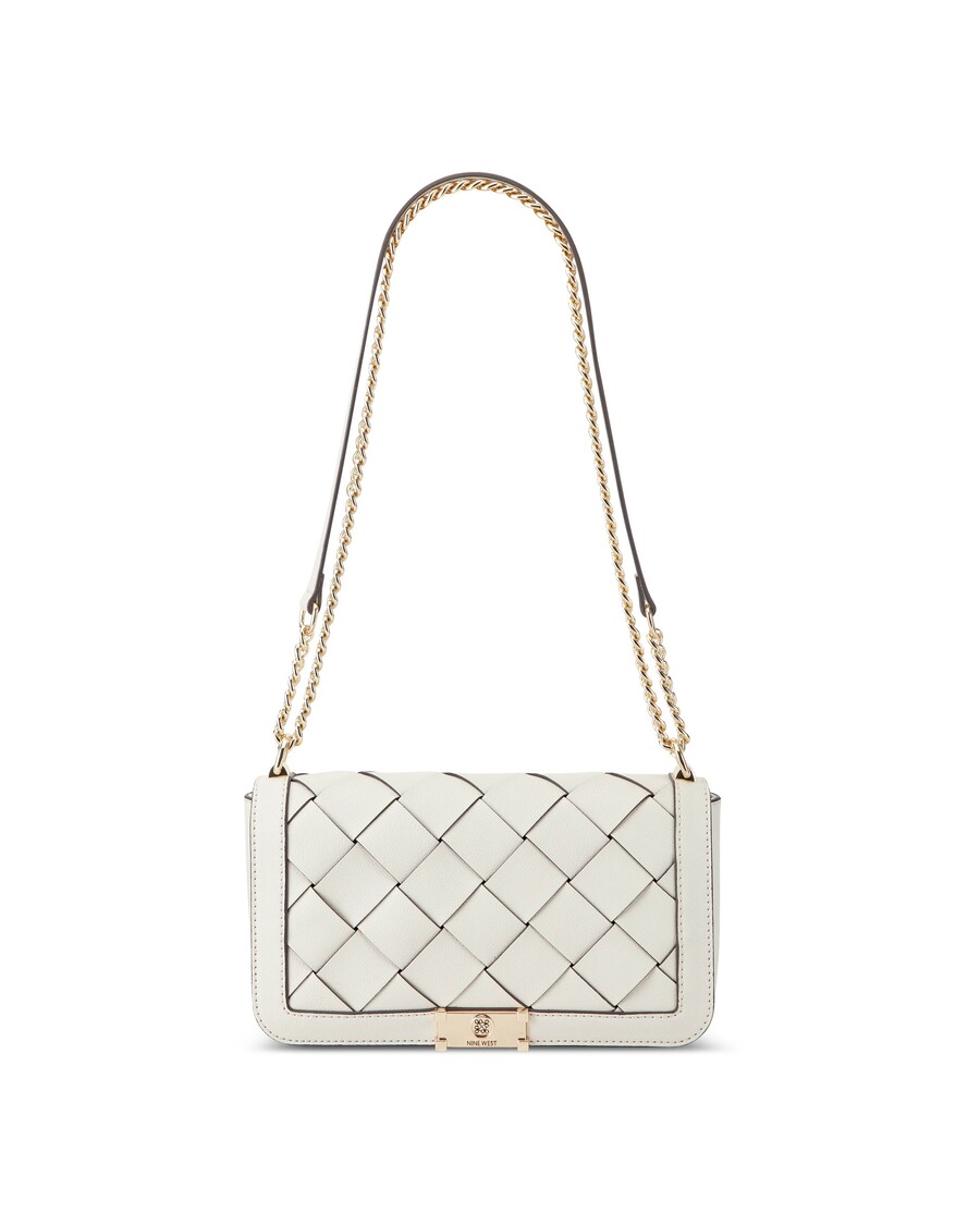 Kilenc West Mylah Szőtt Csappantyús Lánc átalakítható Crossbody