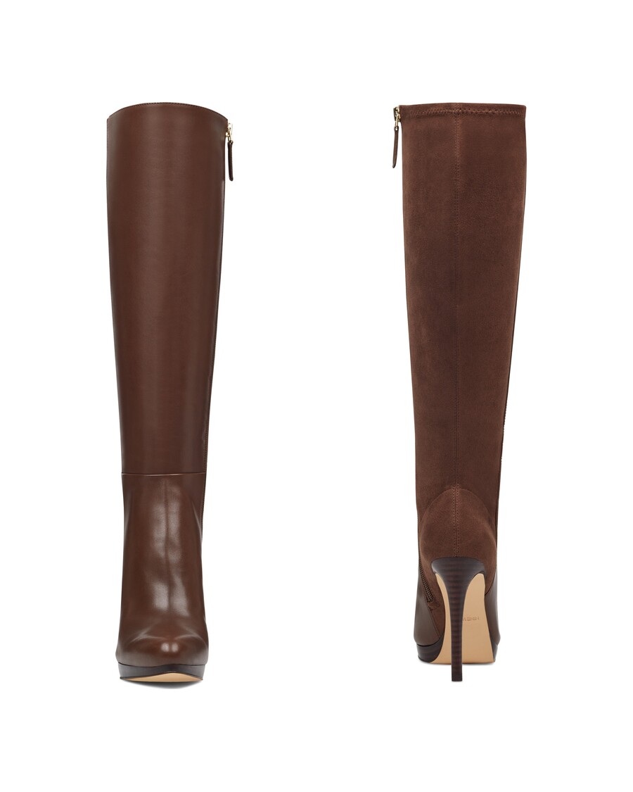 Nine West Quizme Plateaustiefel Mit Breiter Wade