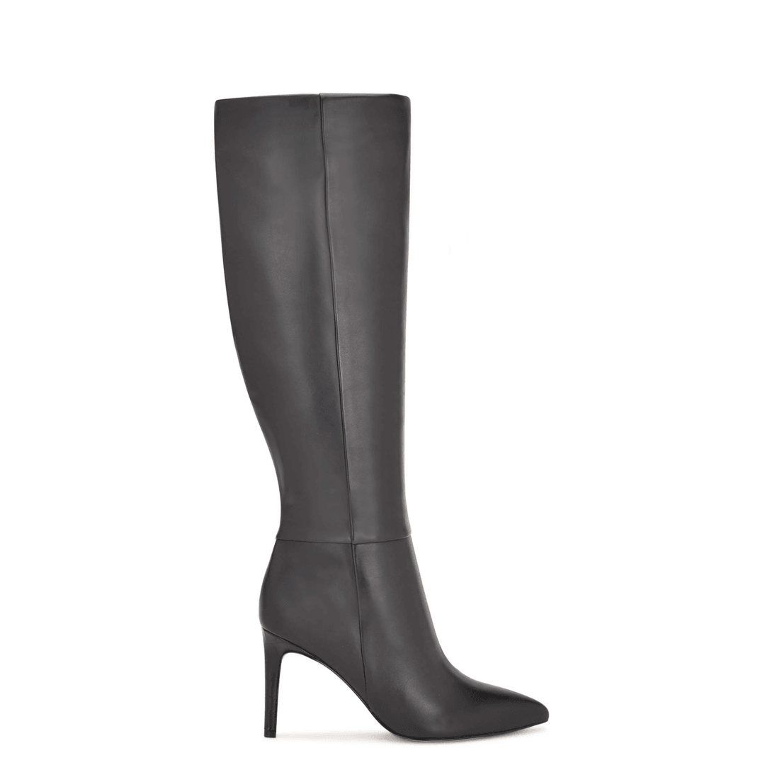 Nine West Richy Heeled Boots Black Leather