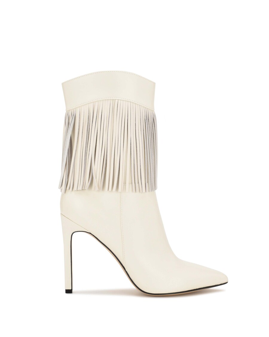 Nine West Prova Gli Stivaletti Con Frange E Tacco