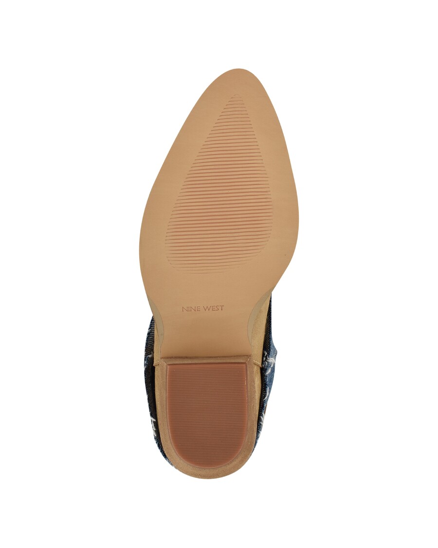 Ni Vestringer Detaljerede Westernstøvler