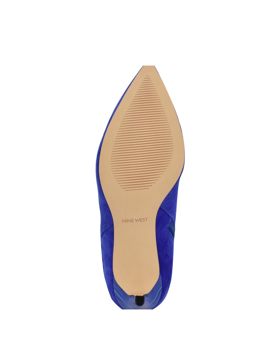 εννέα δυτικά πλούσια τακούνια μπότες