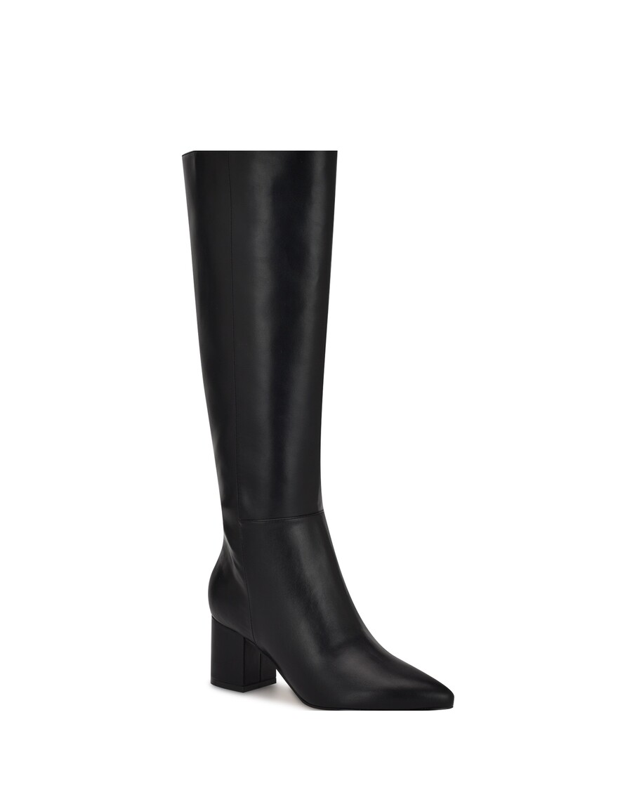 Nio Västra Nätet Breda Vadknähöga Stövlar