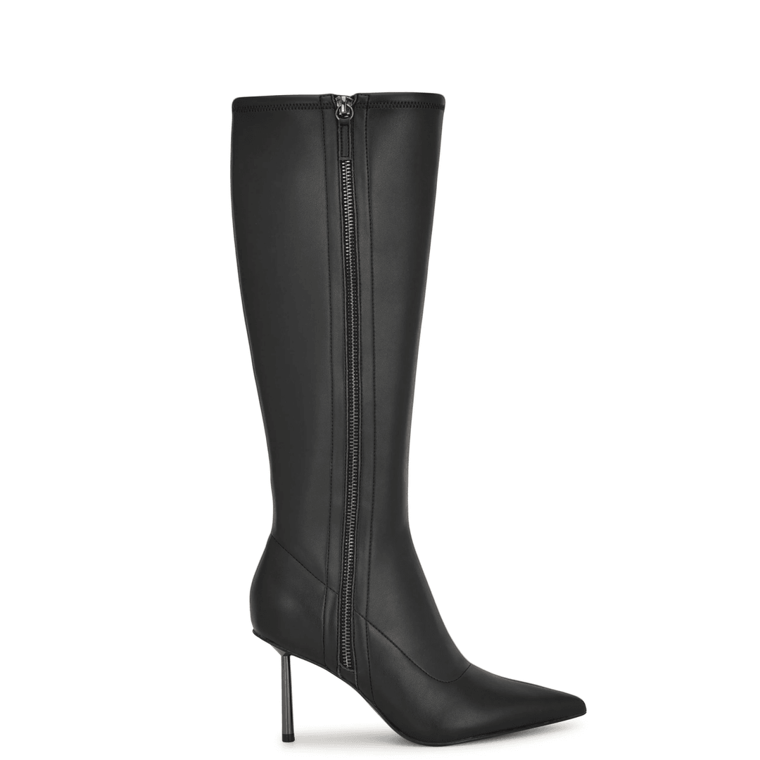 Nine West Derand Knee High Dress Boots Black