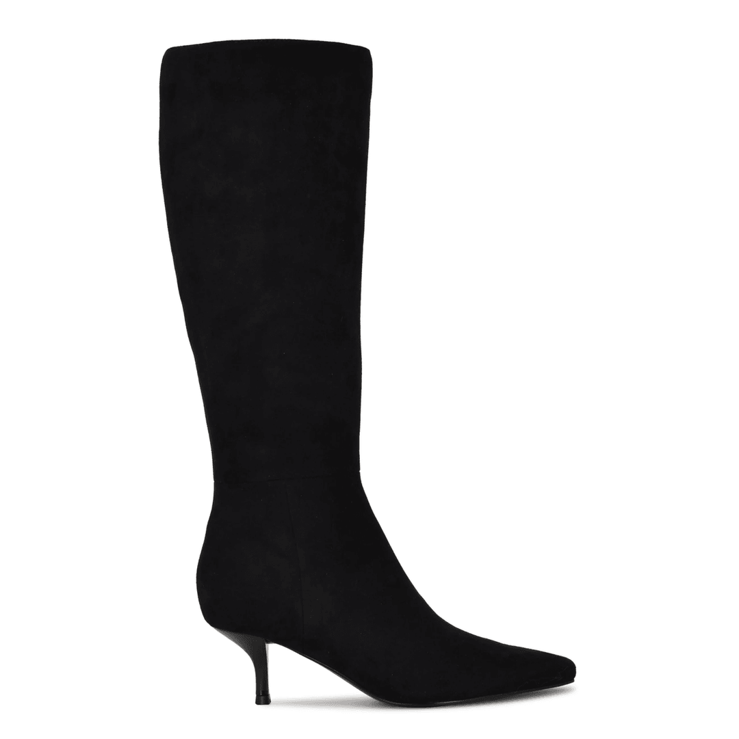 Nine West Havier Knee High Wide Calf Boots Black