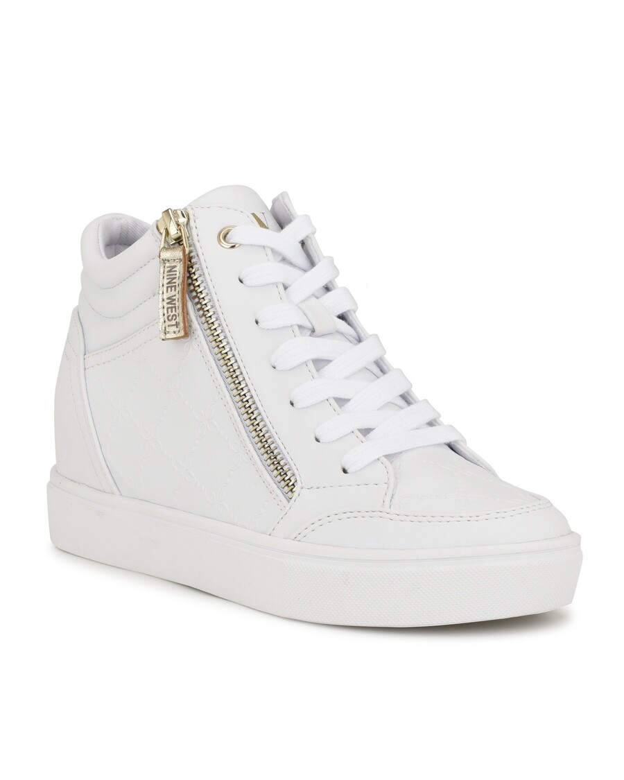 Nove Tonnellate Occidentali, Scarpe Da Ginnastica Alte Con Zeppa Nascosta