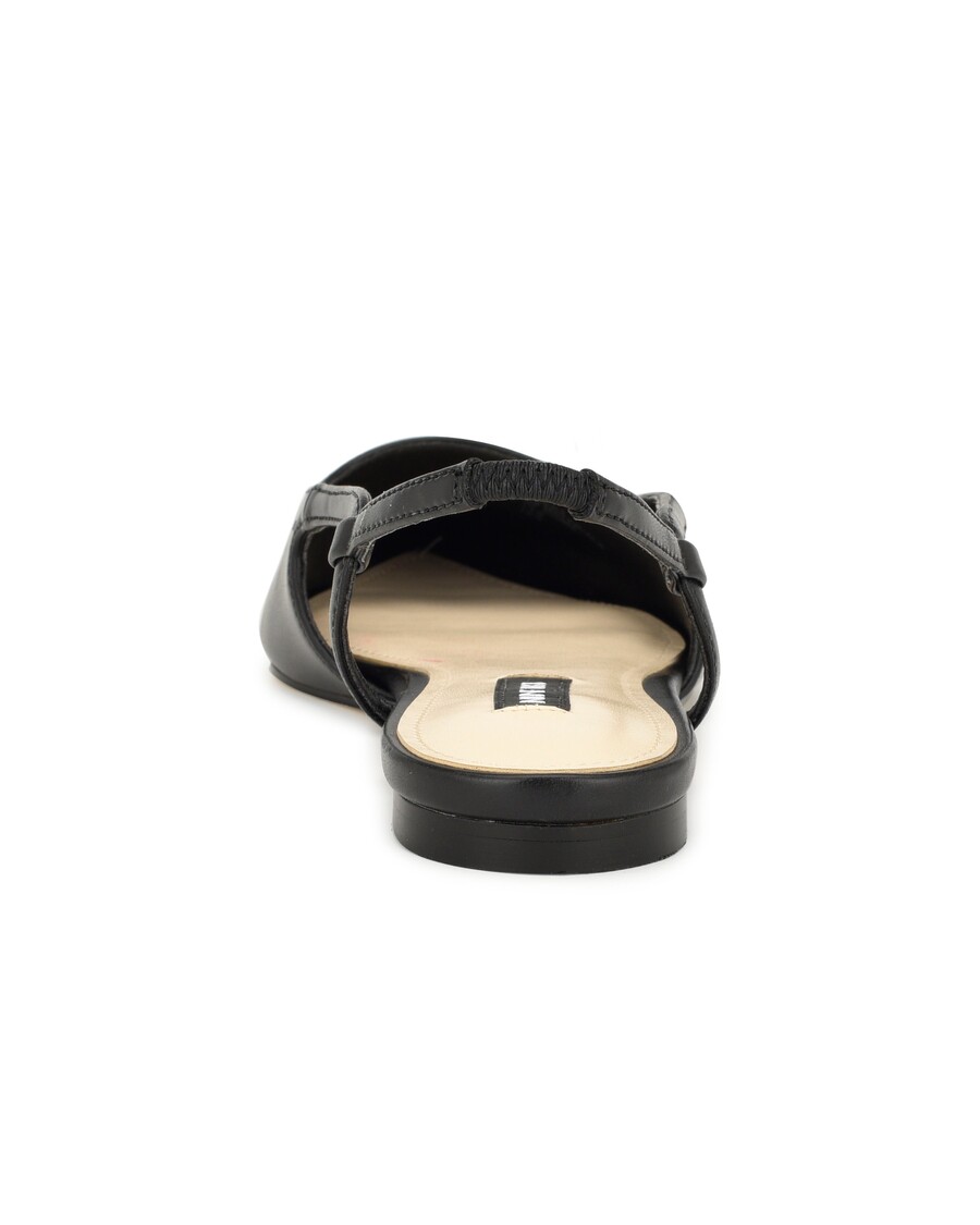 Nove West Babee Pontudo Boné Toe Slingbacks Planos