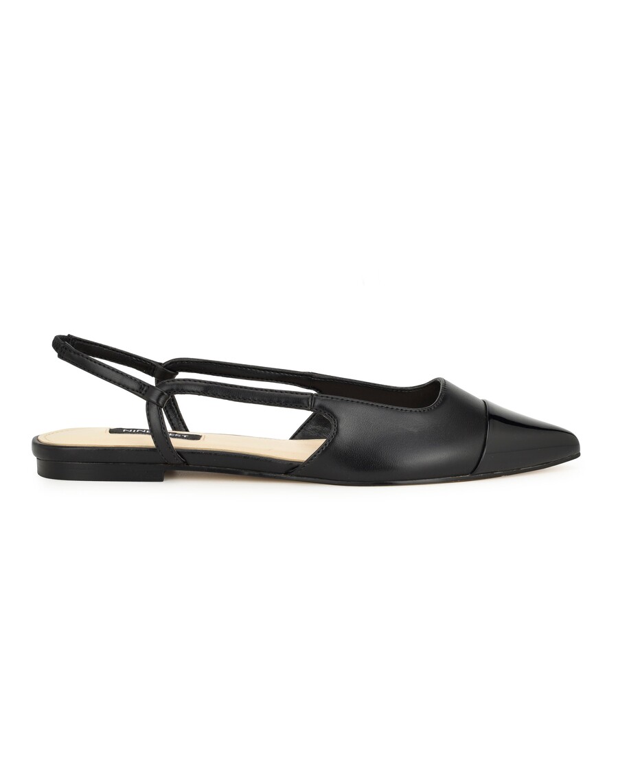 نه وست بیبی کلاه نوک تیز پا Slingbacks صاف