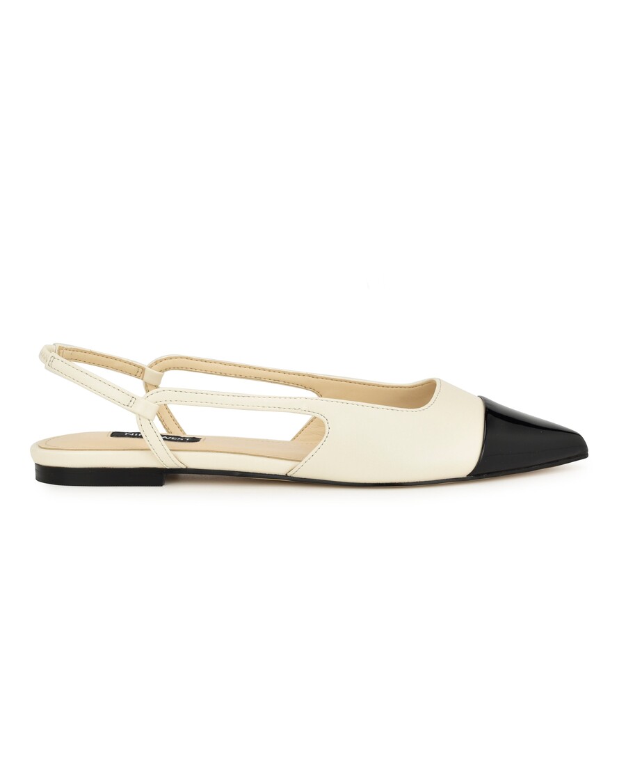 نه وست بیبی کلاه نوک تیز پا Slingbacks صاف