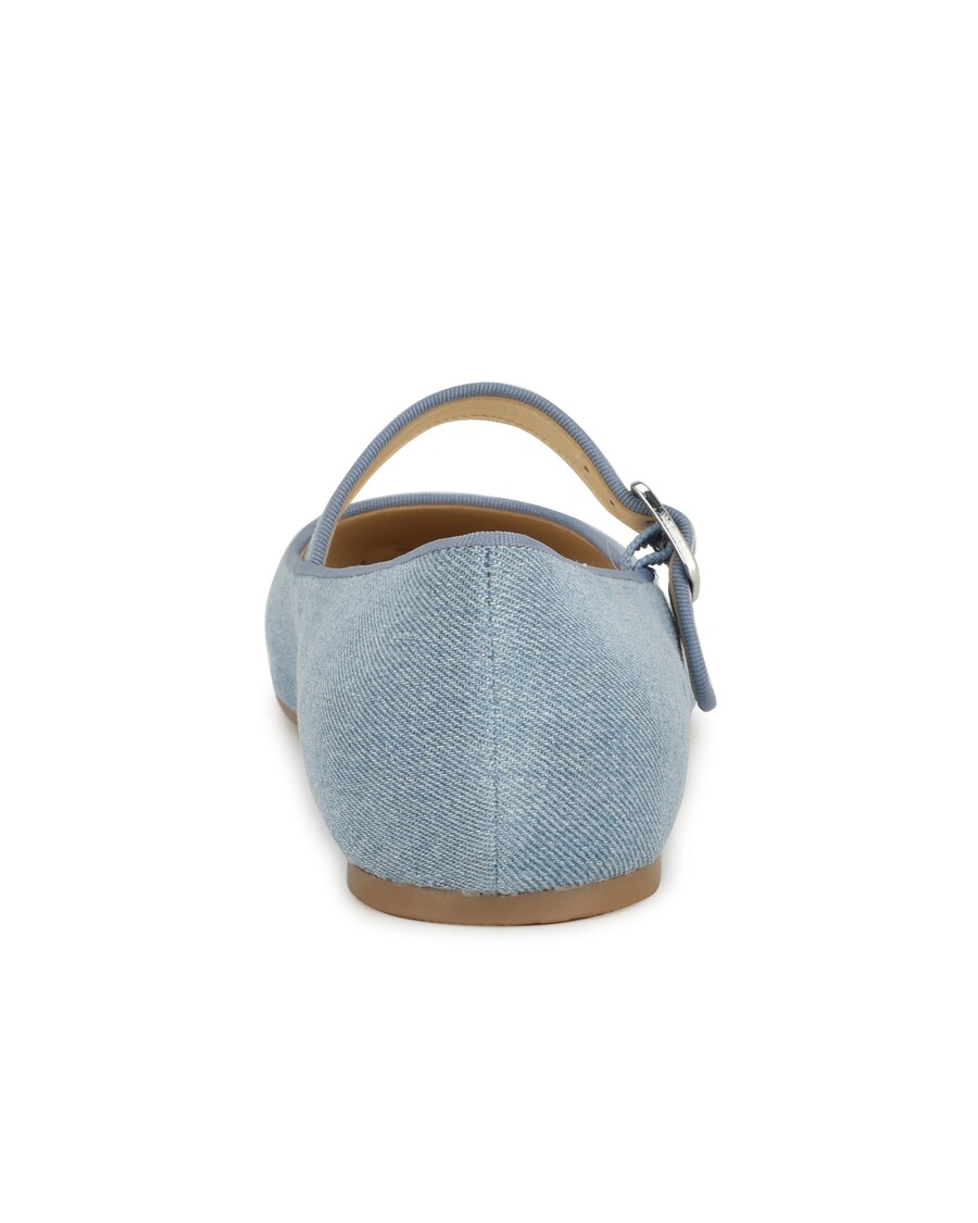 Devět West Lilow Square Toe Mary Jane Flats