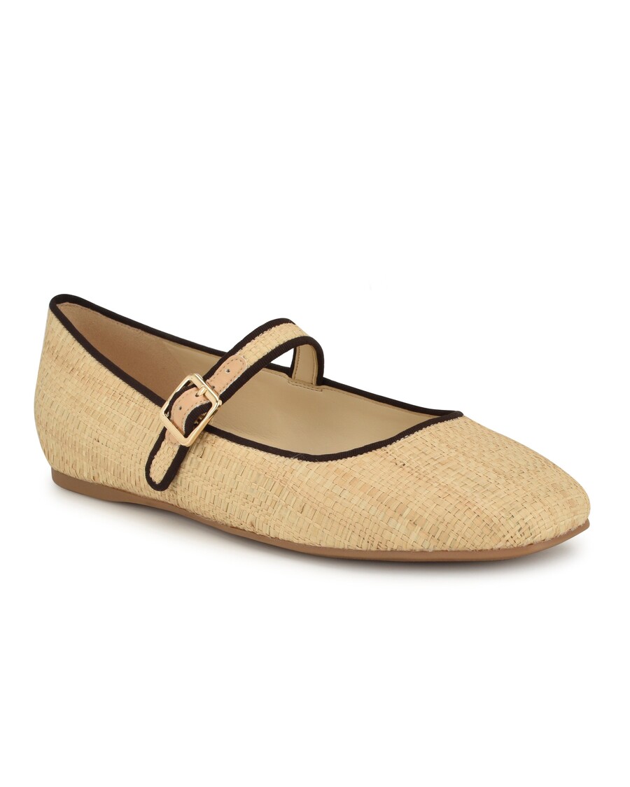 Mary Jane Na Pionowej Podeszwie Nine West Lilow Z Kwadratowymi Noskami