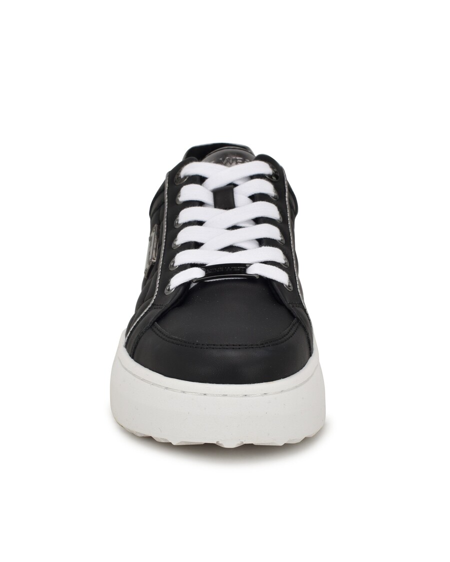 Deväť Západná Kaviareň šnurovacie Tenisky Na Platforme