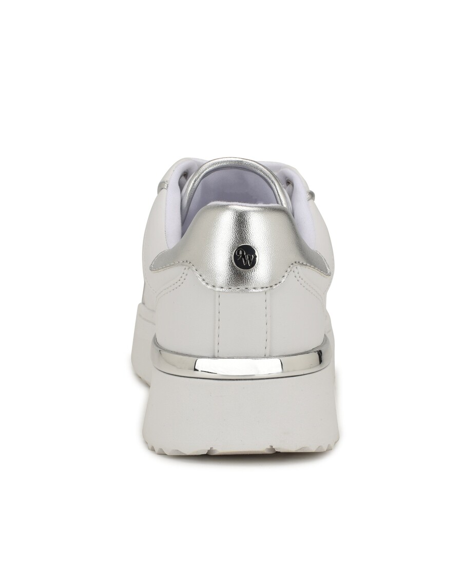 Deväť Západná Kaviareň šnurovacie Tenisky Na Platforme