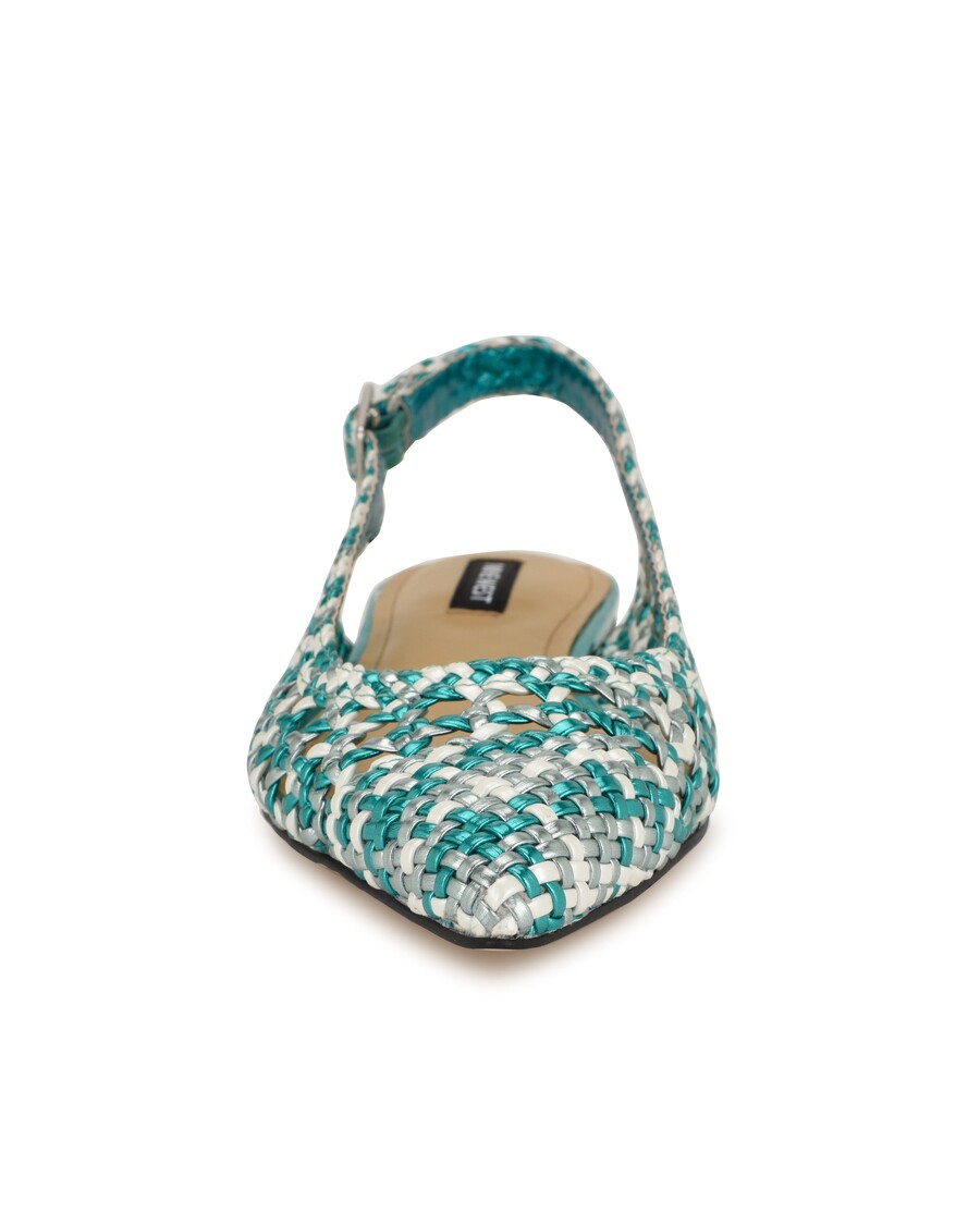 Zapatos Planos Destalonados Tejidos De Nine West Soel