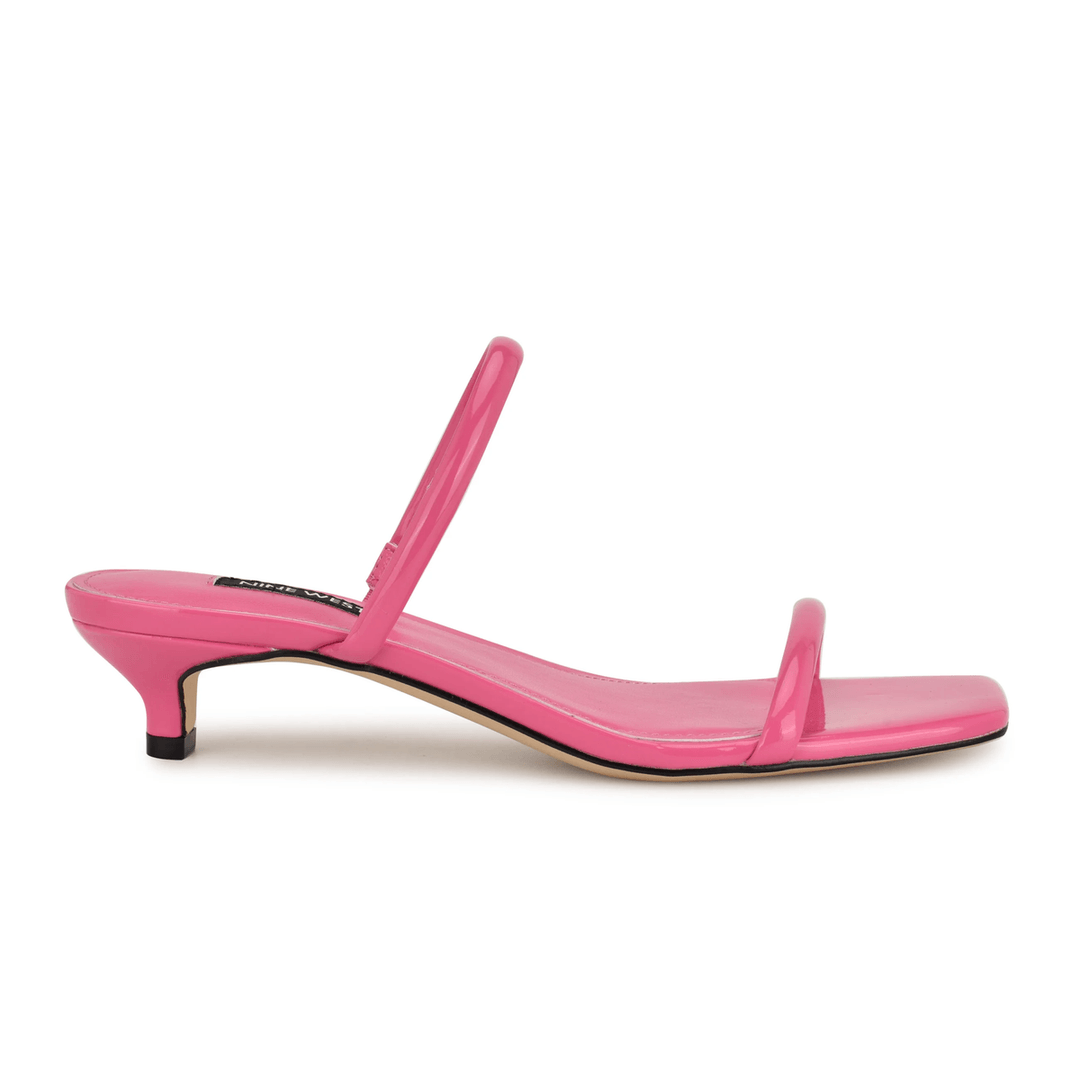 Nine West Noel Slide Sandals Pink Patent