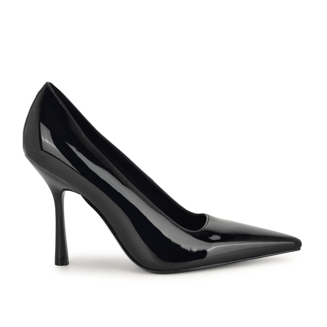 Nine West Jamiey Pointy Toe Pumps Black Patent
