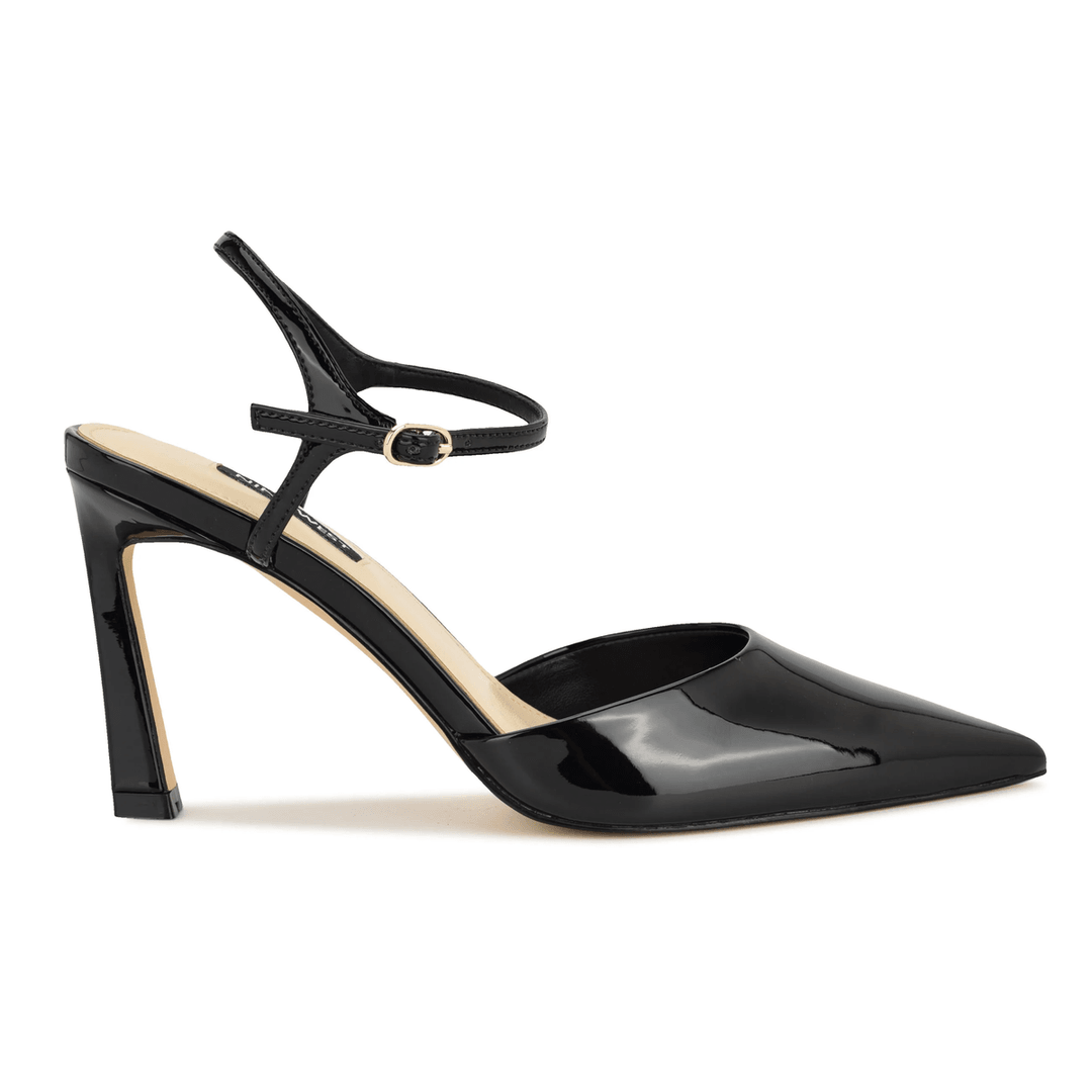 پامپ‌های نوک تیز مشکی براق ناین وست