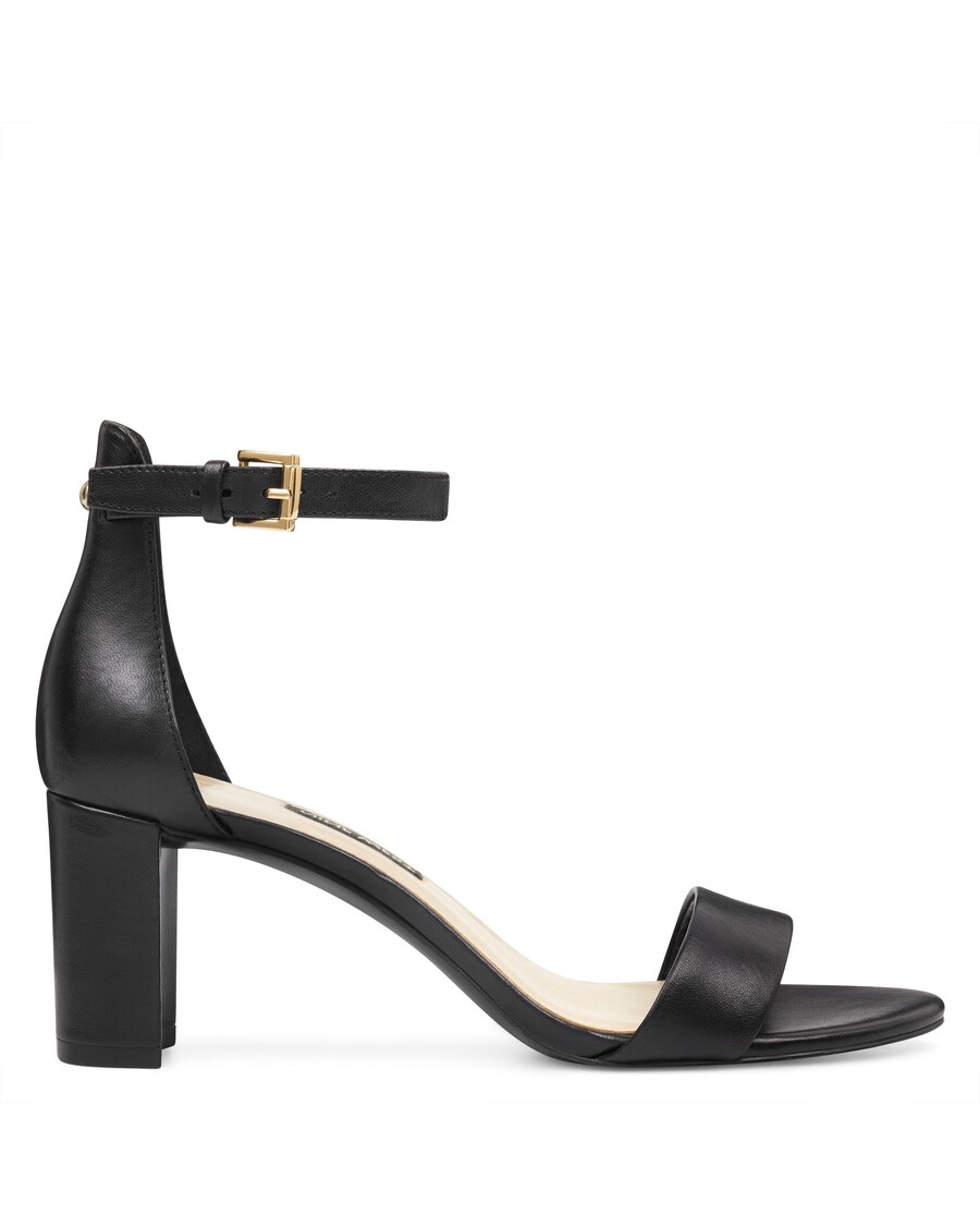 Negen West-pruce Sandalen Met Enkelbandje En Blokhak
