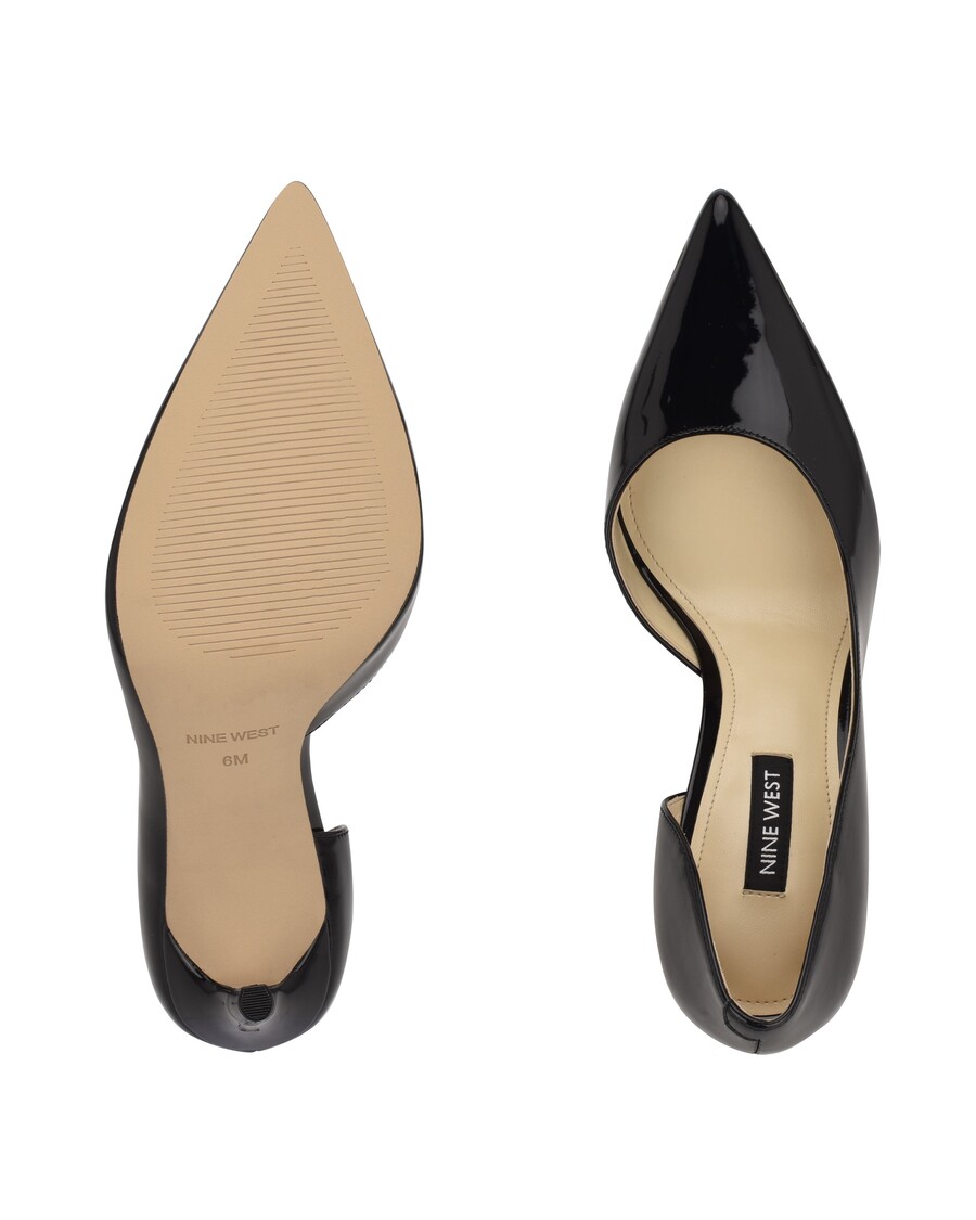 Kilenc West Follow D'orsay Hegyes Lábujj Pumpa