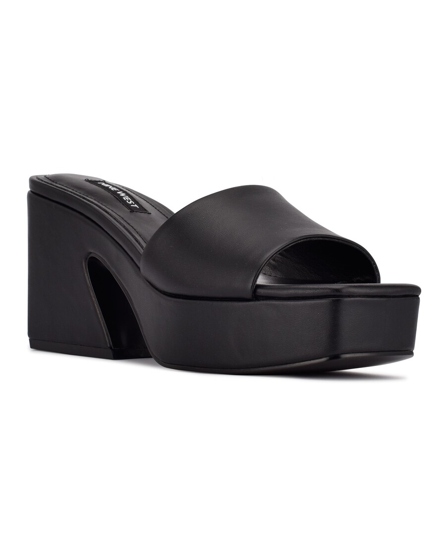 εννέα West Oklee πλατφόρμα Slide σανδάλια