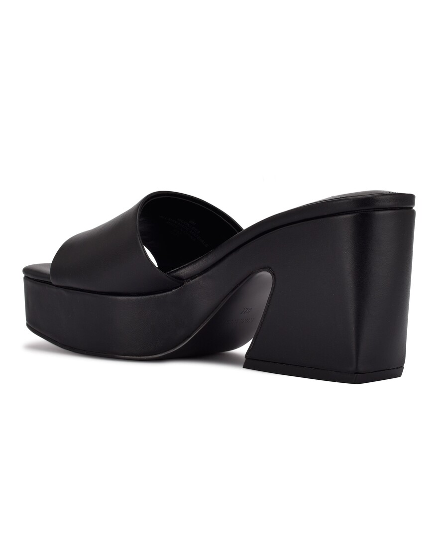 εννέα West Oklee πλατφόρμα Slide σανδάλια