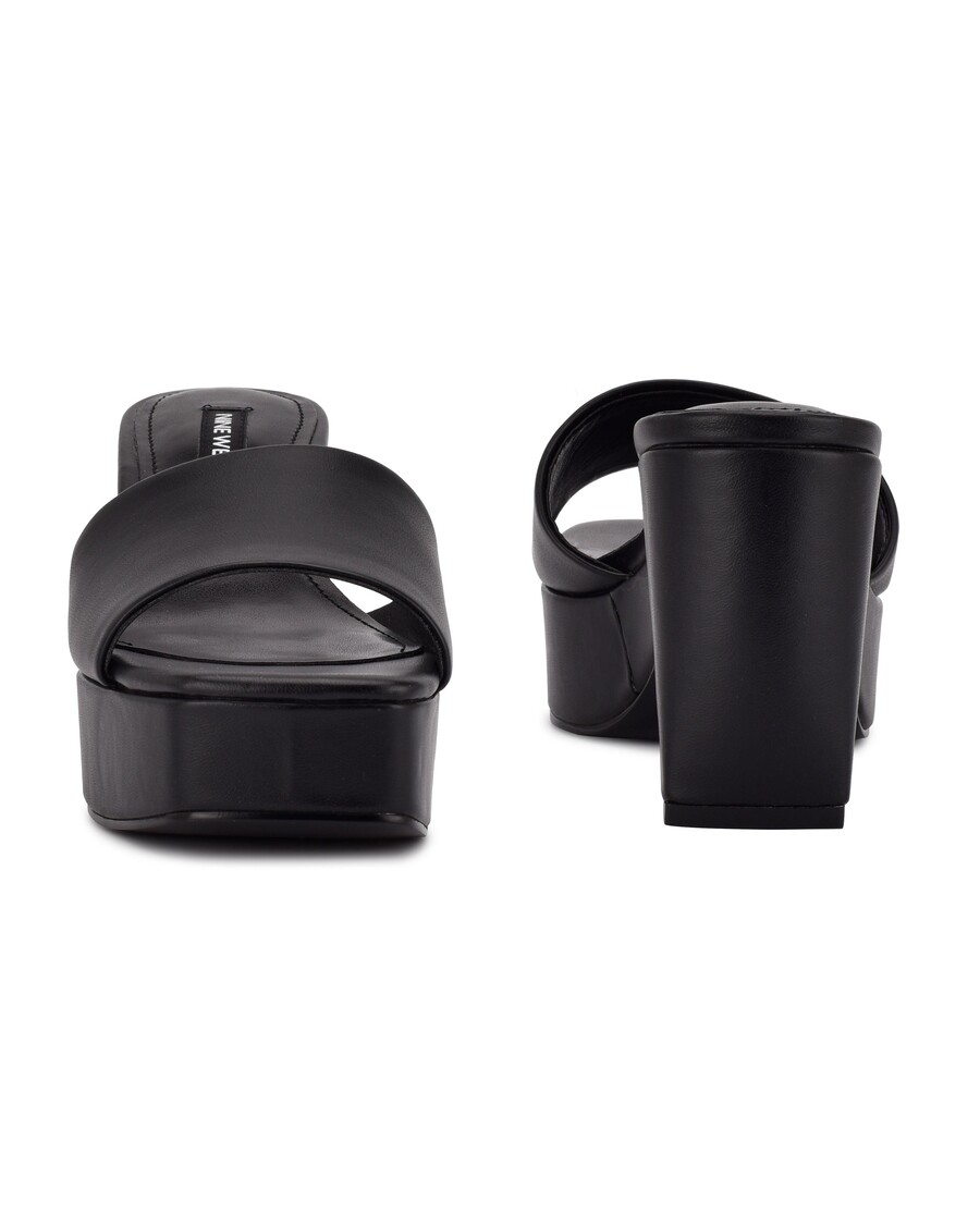 εννέα West Oklee πλατφόρμα Slide σανδάλια