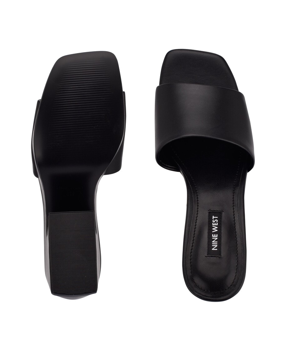 εννέα West Oklee πλατφόρμα Slide σανδάλια