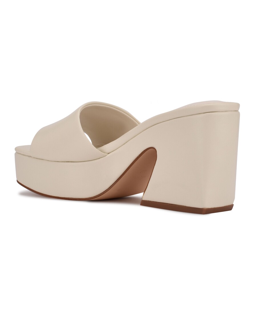 Kilenc West Oklee Platform Slide Szandál
