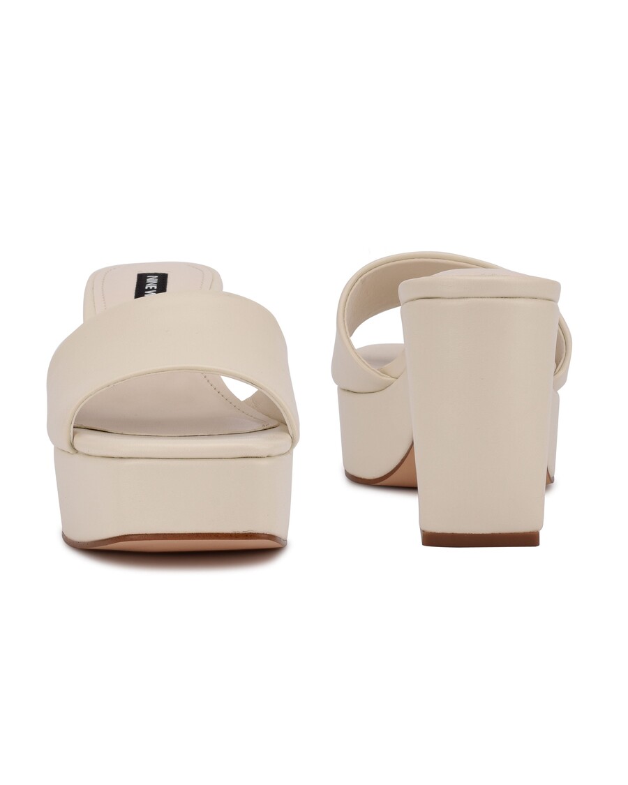 Kilenc West Oklee Platform Slide Szandál