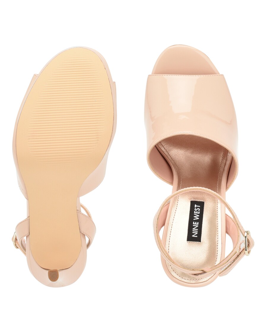 Nio Västliga Sandaler Med Ankelband