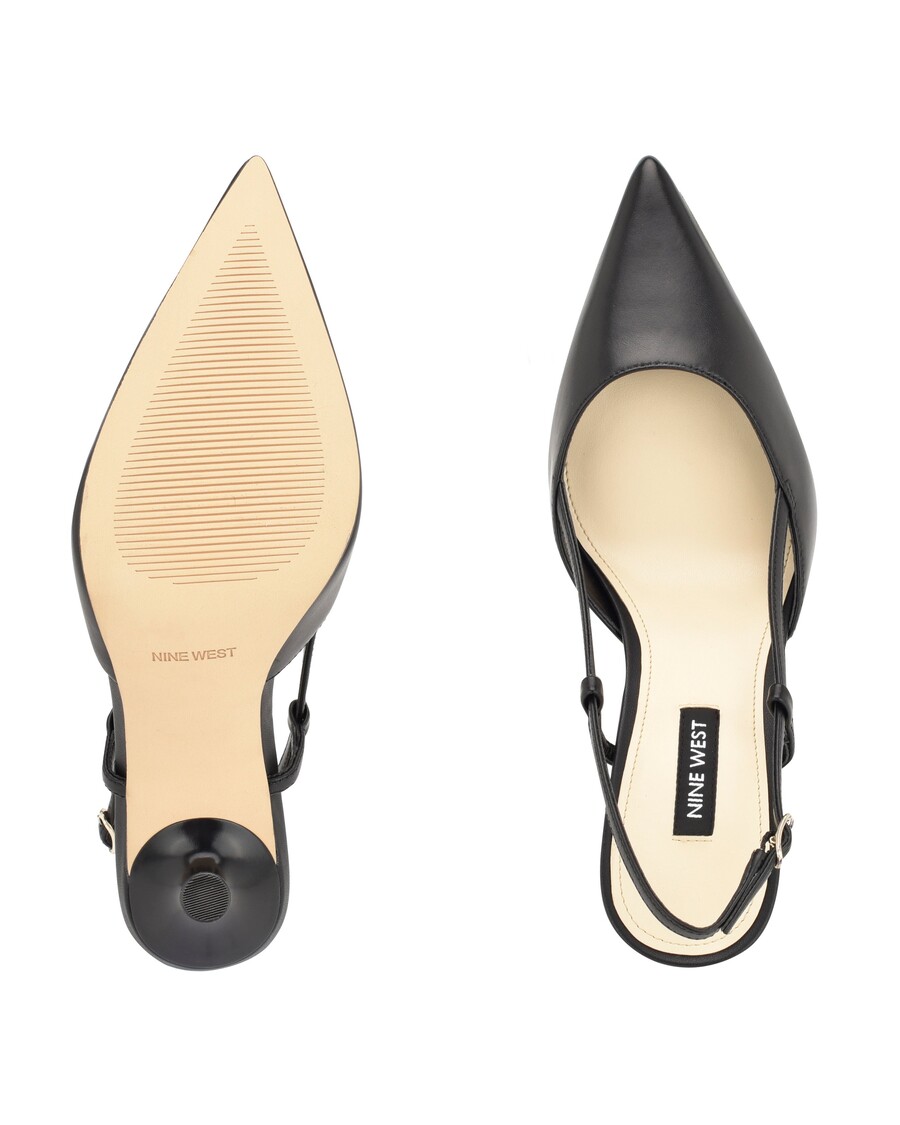 Yhdeksän Länsipeni Slingback -pumppua