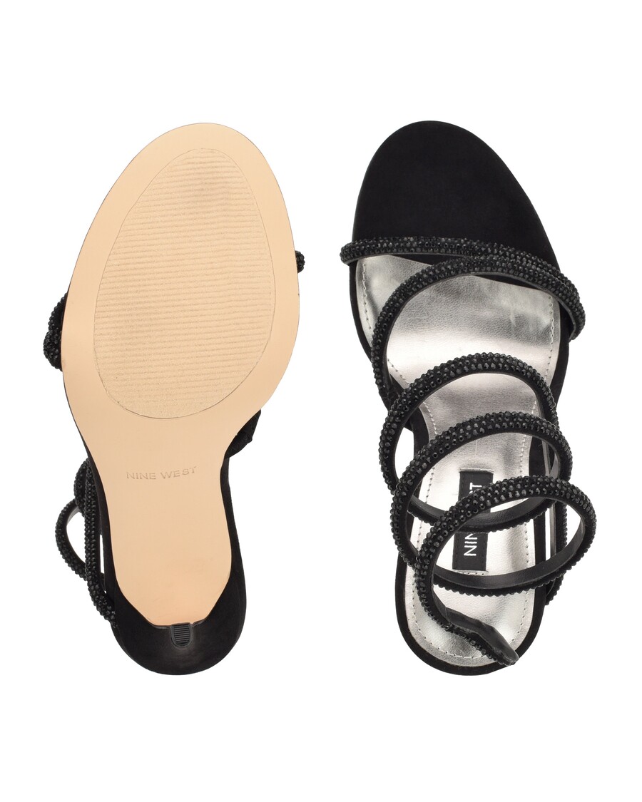 босоножки на каблуке с запахом до щиколки девяти западная маска